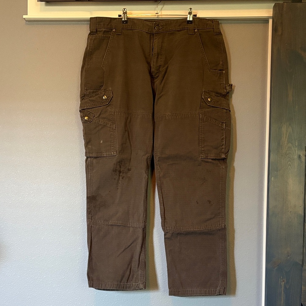 Carhartt Men's Dark Brown Cargo Pants